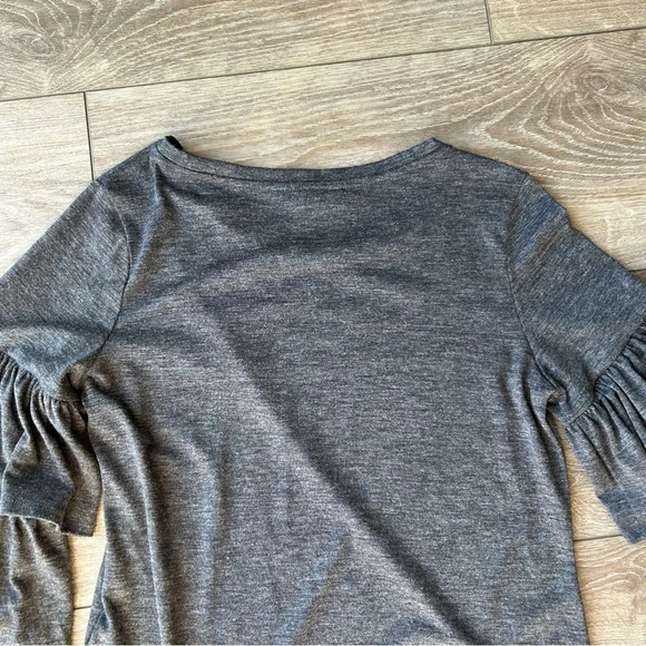 Banana Republic  Tiered Ruffle Long Sleeves Stretch Blouse - Picture 11 of 14